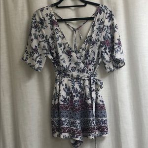 Francesca’s Floral Romper